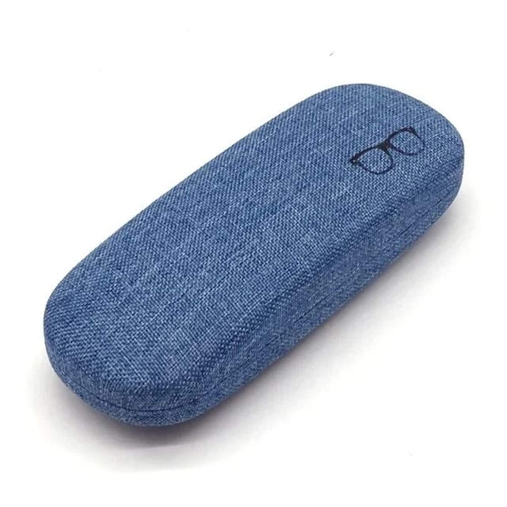 Linen Fabric HardShell Glasses Case Protective Eyewear Cover For Sunglasses Spectacles 9