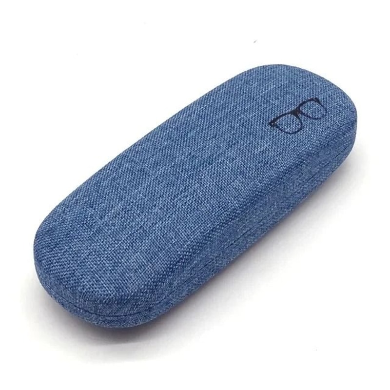 Linen Fabric HardShell Glasses Case Protective Eyewear Cover For Sunglasses Spectacles 9