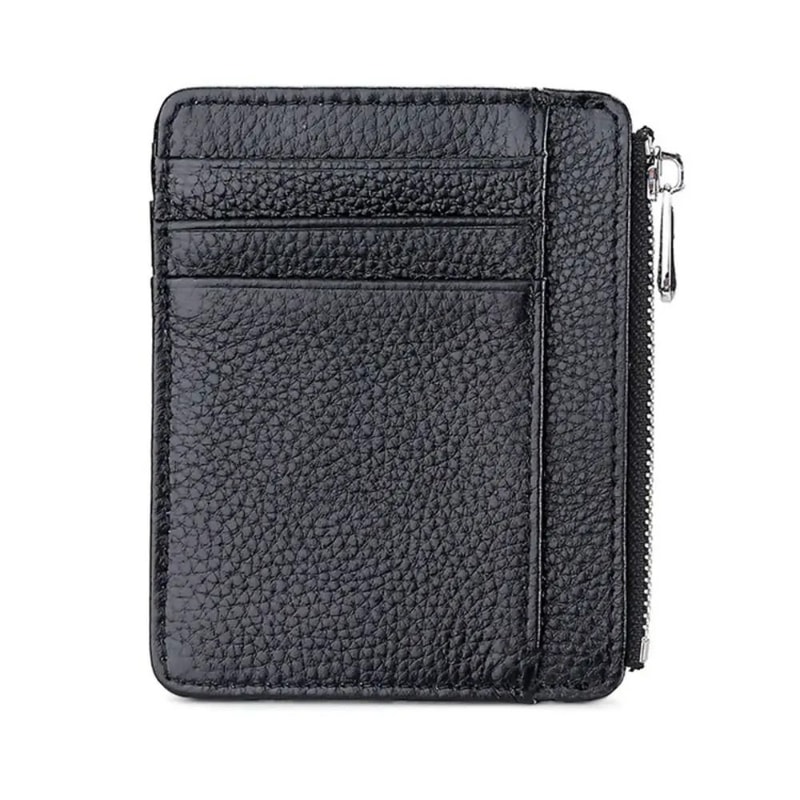 UltraThin Genuine Leather Card Case MultiSlot Universal ID Package 4