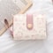 Cute Printed Cat Mini Wallet Fashionable PU Leather Coin Purse ID Card Holder 8