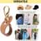 PU Leather Hat Clip HandsFree Hat Holder Travel Storage Hook 5