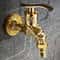 Antique European WallMounted Faucet Retro Engraved Zinc Alloy Mop Pool Tap 7