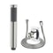 Handheld Cylindrical Stainless Steel Booster Shower Head HighPressure Universal Bathroom Set 6