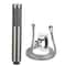 Handheld Cylindrical Stainless Steel Booster Shower Head HighPressure Universal Bathroom Set 8