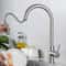 Stainless Steel Kitchen PullOut Faucet Hot Cold SplashProof Telescopic Sink Mixer 6