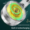 Small Waist Turbo Shower Head 360 Rotating HighPressure Handheld With Visual Turbine 3
