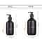 Matte Black Luxury Dispenser Set 300500ml Refillable Bathroom Hotel Containers 5