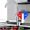 Stainless Steel Kitchen Basin Mixer HighPressure SplashProof Hot Cold Faucet 2