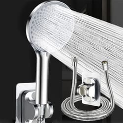 3-mode high-performance shower combo – oversized rainfall & high-pressure handheld set