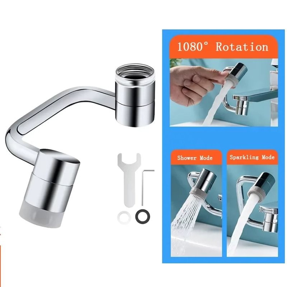 1080 Universal Robotic Arm Extender UShaped MultiFunctional Faucet Bubbler 7