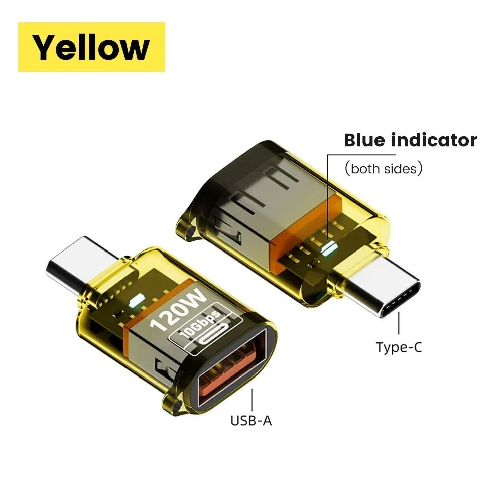 120W HighSpeed USBC OTG Adapter USBA Female To TypeC Male Data Transfer Converter 17