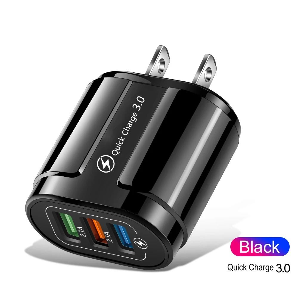Quick Charge 30 Wall Adapter 3A HighVelocity Fast Charger For IPhone Android 6