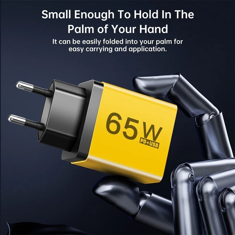 65W 4Port Turbo Wall Adapter HighSpeed PD QC 30 MultiDevice Charger 2