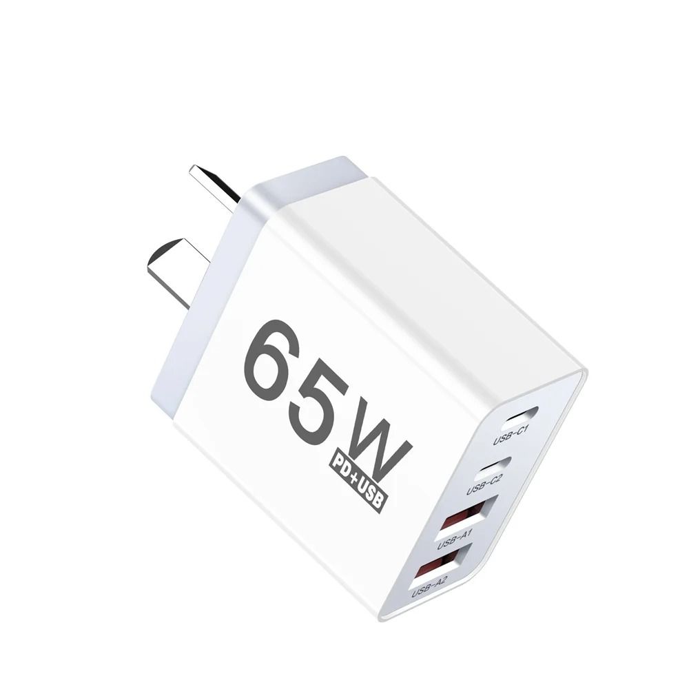 65W 4Port Turbo Wall Adapter HighSpeed PD QC 30 MultiDevice Charger 6