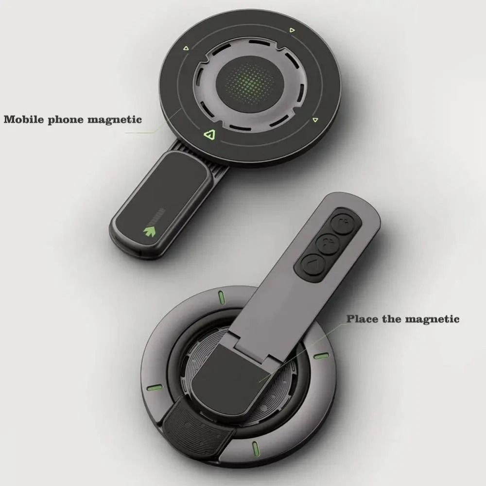 Universal DoubleSided Magnetic Finger Ring 360 Rotating Smartphone Stand 1