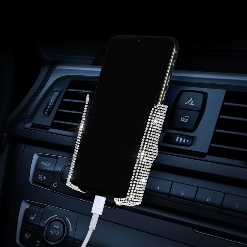 Luxury Diamond Crystal Car Air Vent Phone Holder 3