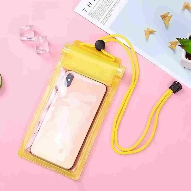 Universal Waterproof Phone Pouch HighVisibility Underwater Dry Case 9