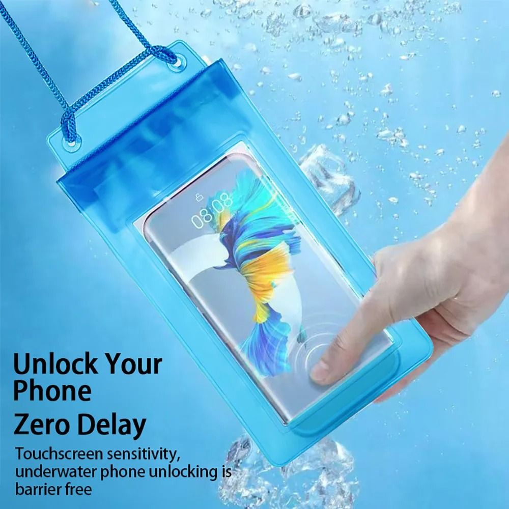 Universal Waterproof Phone Pouch HighVisibility Underwater Dry Case 3