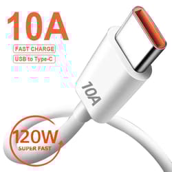 120w 10a ultra-fast usb-c charging & high-speed data cable