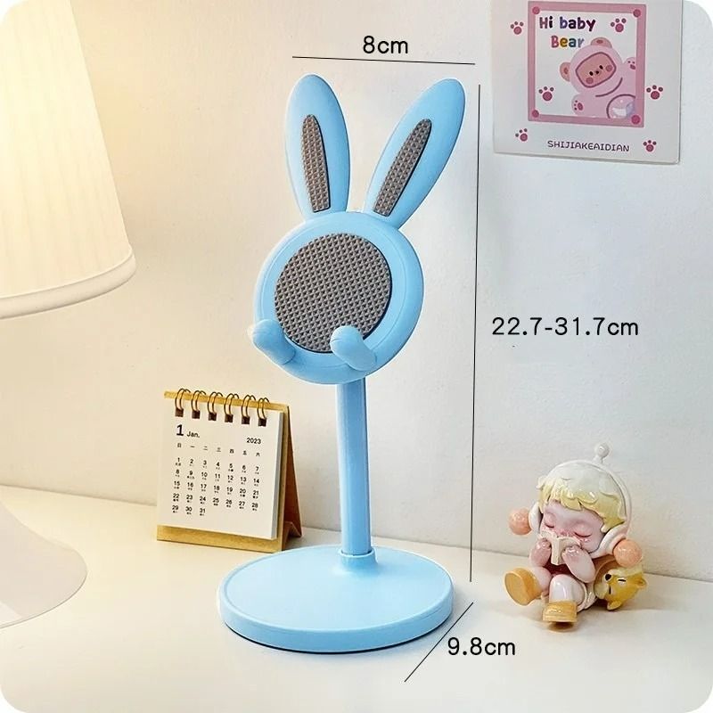 Adjustable Rabbit Cartoon Desktop Mobile Phone Stand Universal Table Support 7