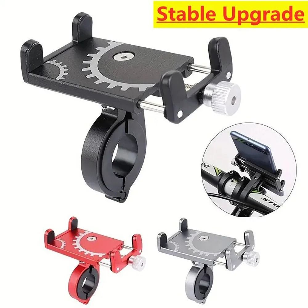 HeavyDuty Aluminum Alloy Bicycle Motorcycle Universal Phone Mount 0