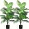 Realistic 24Leaf Artificial Areca Palm Tree Indoor Tropical Greenery 0