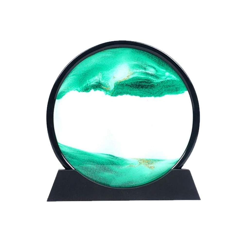 3D Moving Sand Art Hourglass Deep Sea Quicksand Motion Display 10