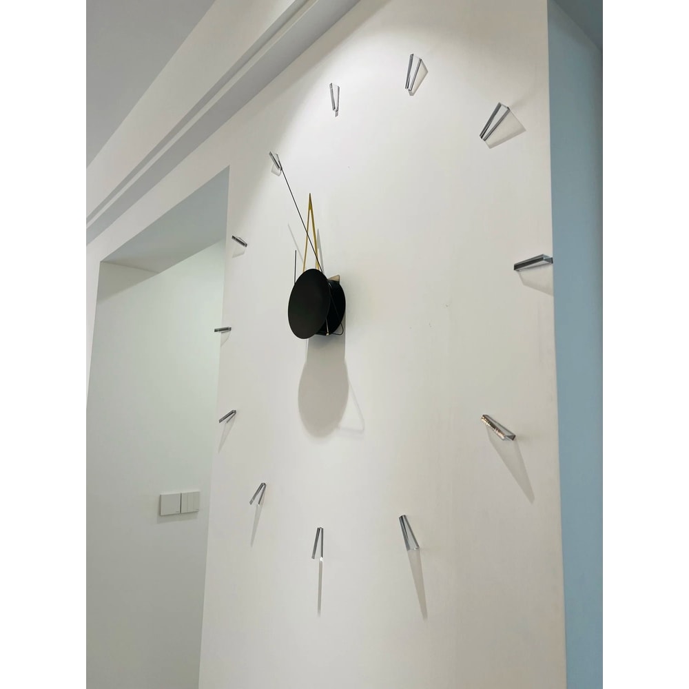 DIY Frameless Large Wall Clock Personalized Minimalist Art Decoration 3
