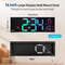 Modern Large RGB Digital Wall Clock MultiColor LED Smart Timepiece 2