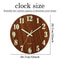 Nordic Luminous Wooden Wall Clock Silent GlowintheDark Timepiece 4