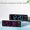 Digital Wall Clock With Environmental Monitor MultiFunction LED Display 2