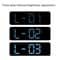 Digital Wall Clock With Environmental Monitor MultiFunction LED Display 4