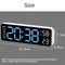Digital Wall Clock With Environmental Monitor MultiFunction LED Display 6