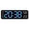 Digital Wall Clock With Environmental Monitor MultiFunction LED Display 8