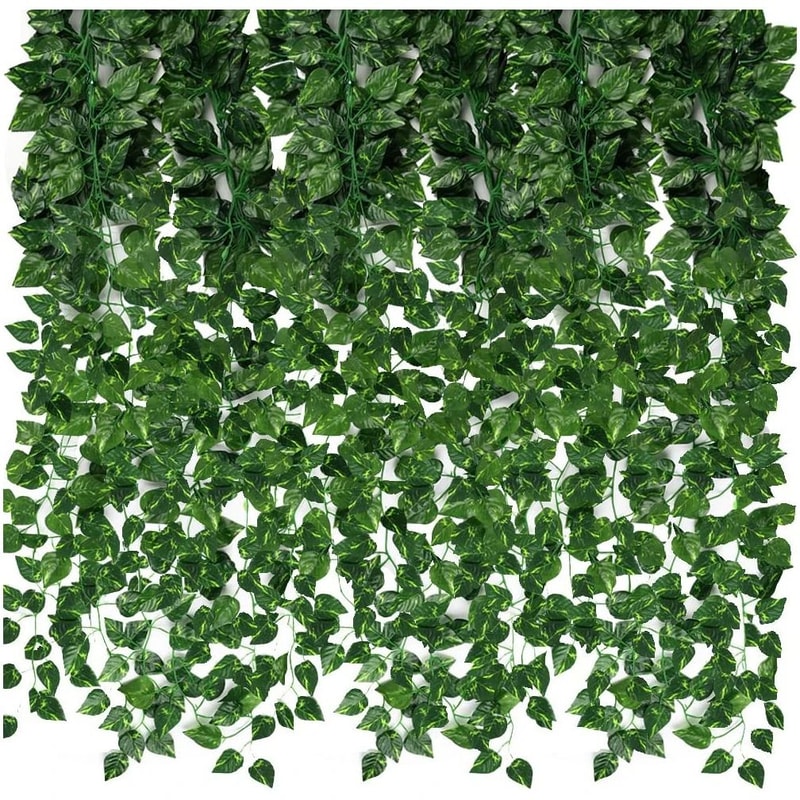 Artificial Ivy Leaves Garland Realistic Greenery Hanging Plant Vine 0