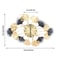 Luxury Geometric Large Wall Clock Modern Abstract Wall Art Gold Timepiece 6