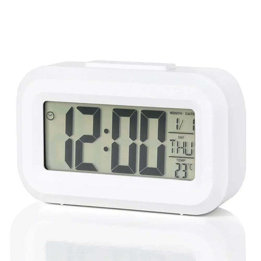 Gemini Said MultiFunction LED Digital Alarm Clock Modern Backlit Calendar Desktop Decor 6