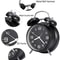 Twin Bell Loud Alarm Clock Retro Metal Frame 3D Dial With Smart Backlight 5