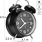 Twin Bell Loud Alarm Clock Retro Metal Frame 3D Dial With Smart Backlight 1