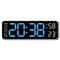 Minimalist LED Time Cube Smart Mute Electronic Wall Desk Alarm Clock 8