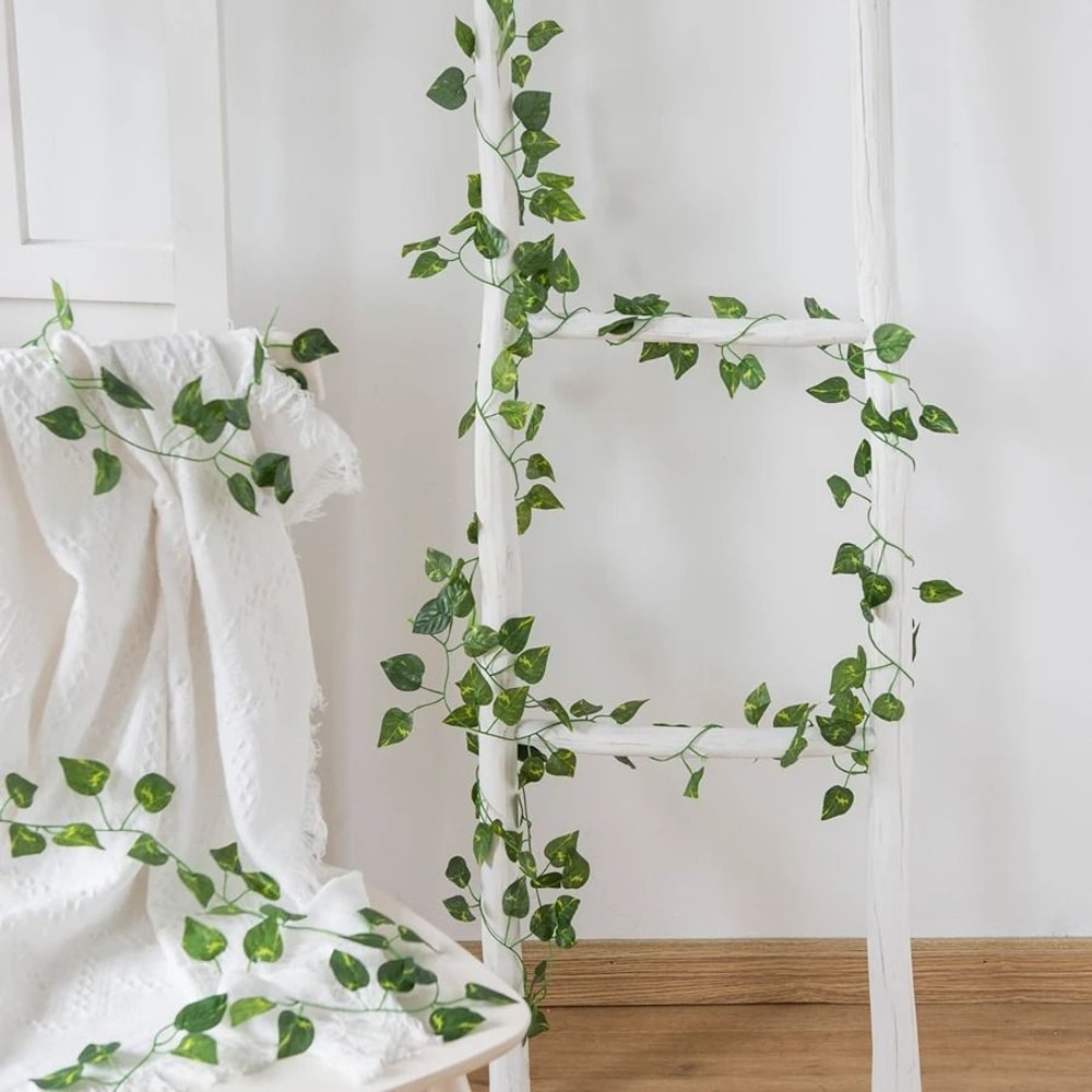 Silk Christmas Garland ExtraLong Artificial Hanging Vine Garden Decor 6