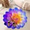 Floral Round Carpet UltraSoft Absorbent Home Decor Rug 2