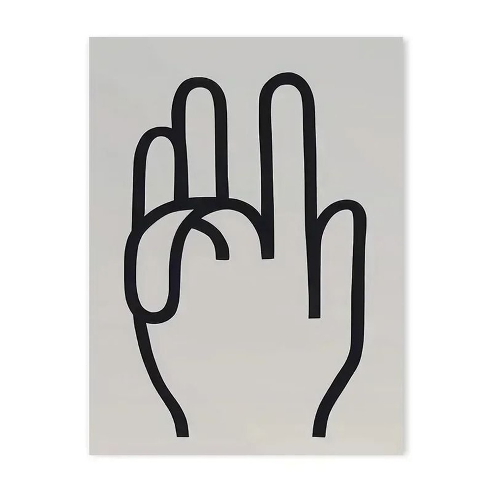 Japanese Vintage Abstract Blue Waves Minimalist Canvas Wall Art 13