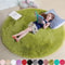 Fluffy Round Shaggy Rug UltraSoft Nursery Living Room Decor 10