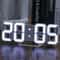 3D LED Digital Clock Smart Glow Night Mode Wall Decoration 0
