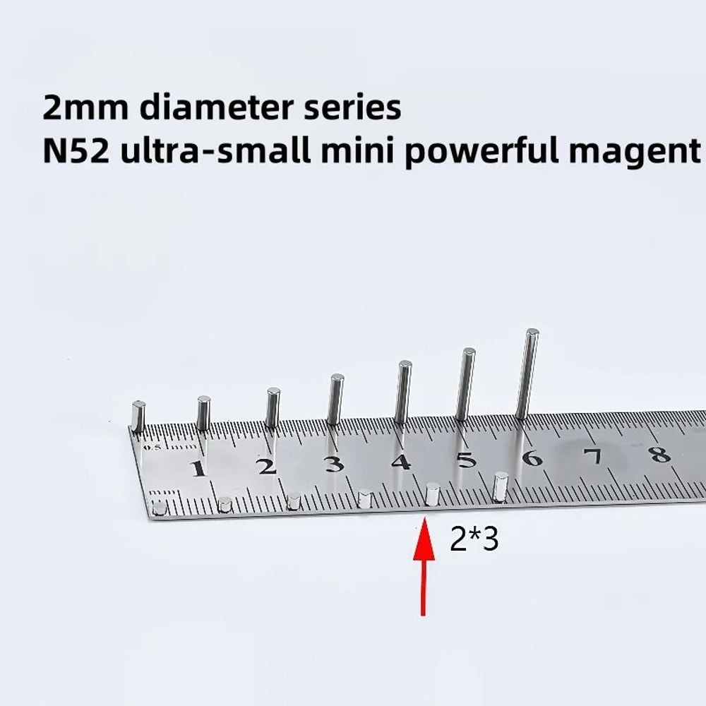 N52 UltraHigh Strength Mini Magnets 10Piece Neodymium Precision Set 10