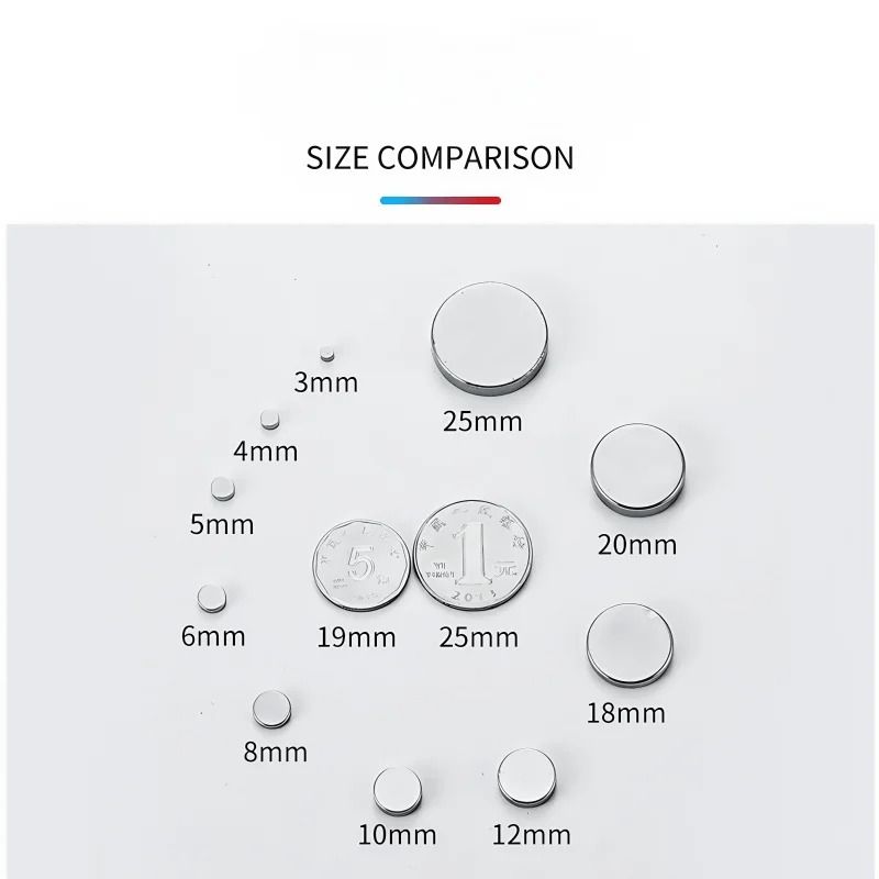 N52 UltraHigh Strength Mini Magnets 10Piece Neodymium Precision Set 2