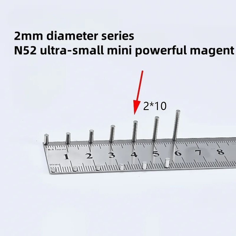 N52 UltraHigh Strength Mini Magnets 10Piece Neodymium Precision Set 16