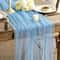 Gauze Sheer Table Runner Elegant Arch Event Decor 11