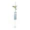 HandPainted Metal Glass Wind Chime Hummingbird Dragonfly Courtyard Decor 4
